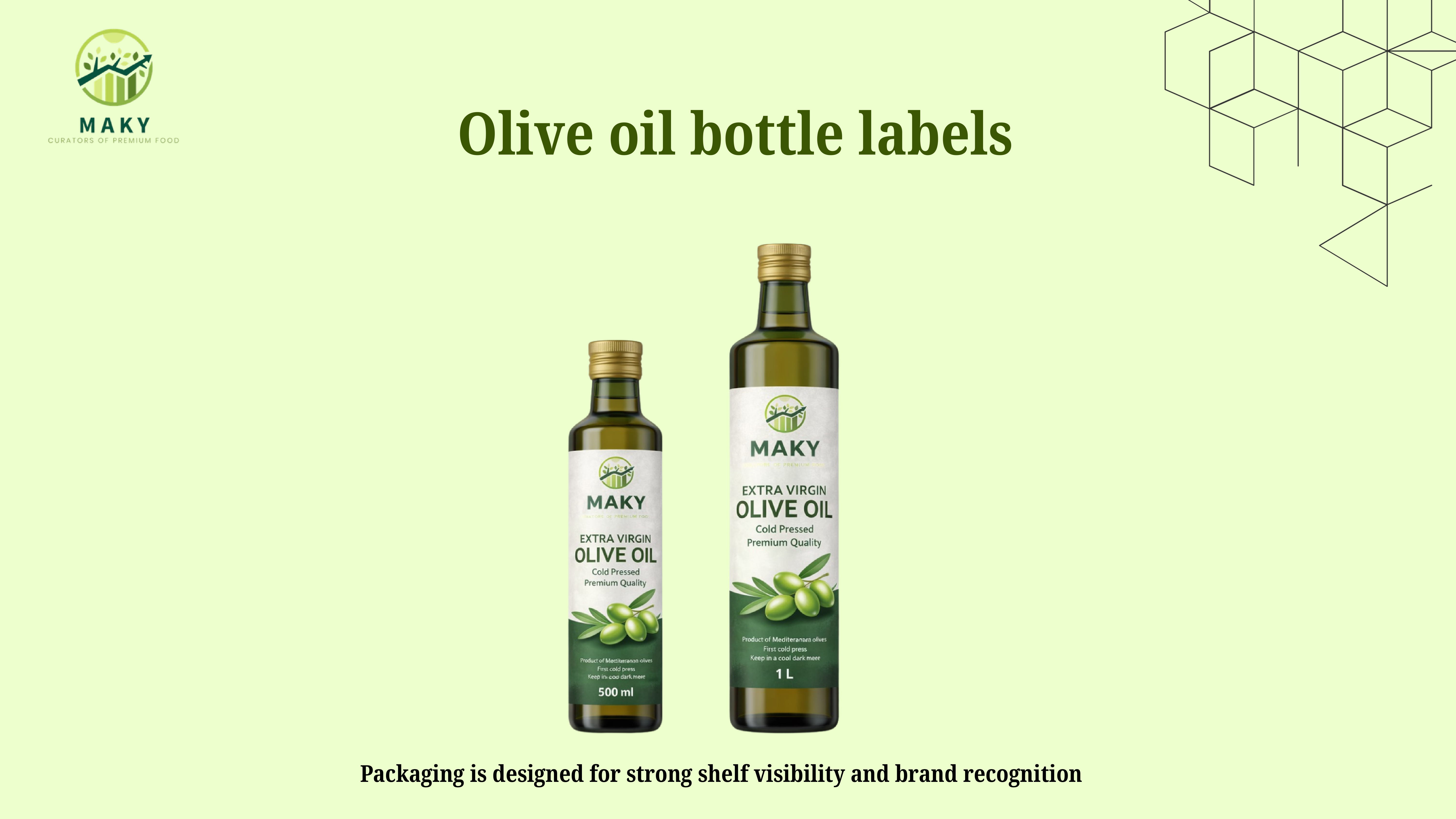 Sunflower oil jerrycan labels