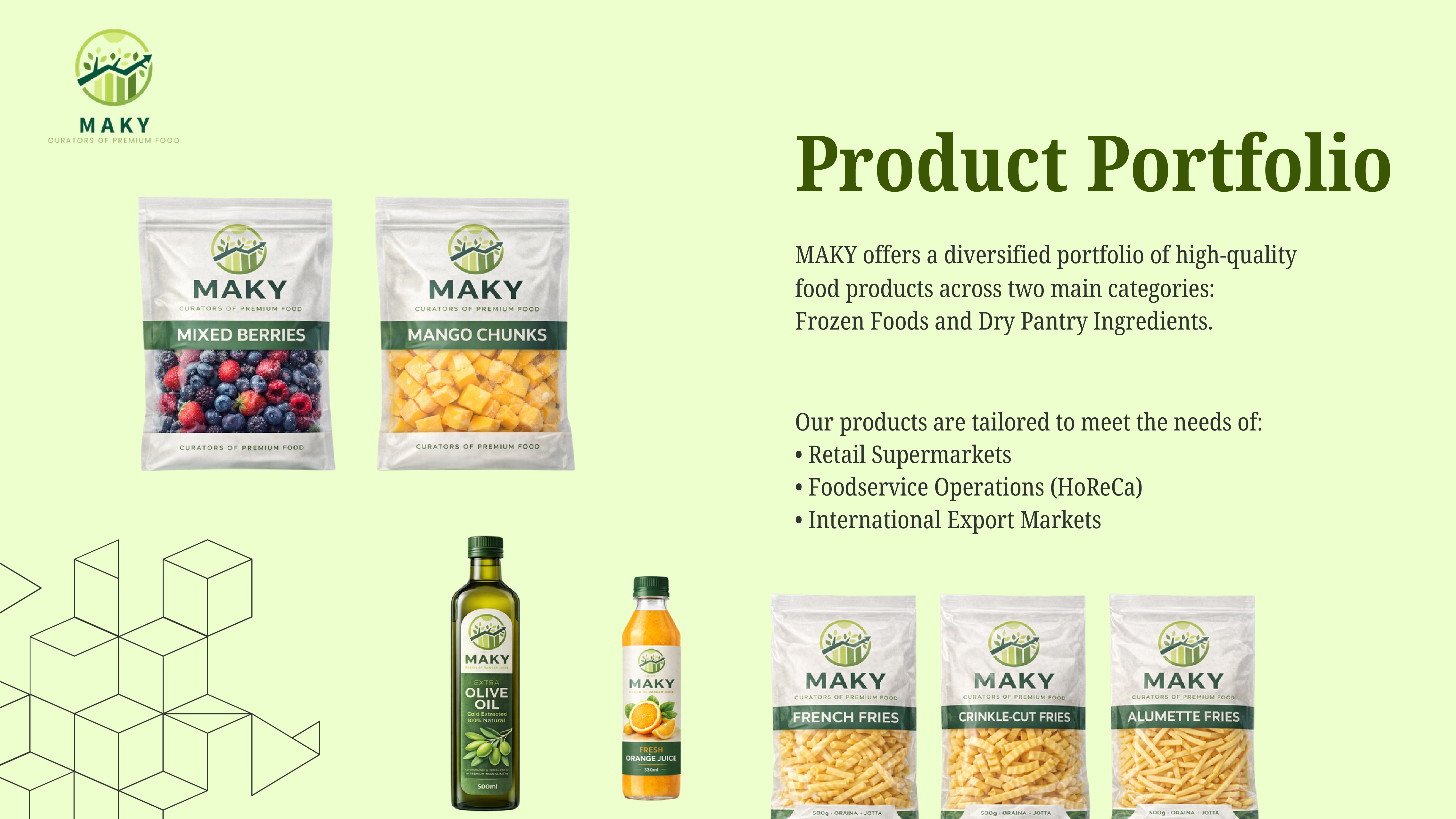 Frozen products