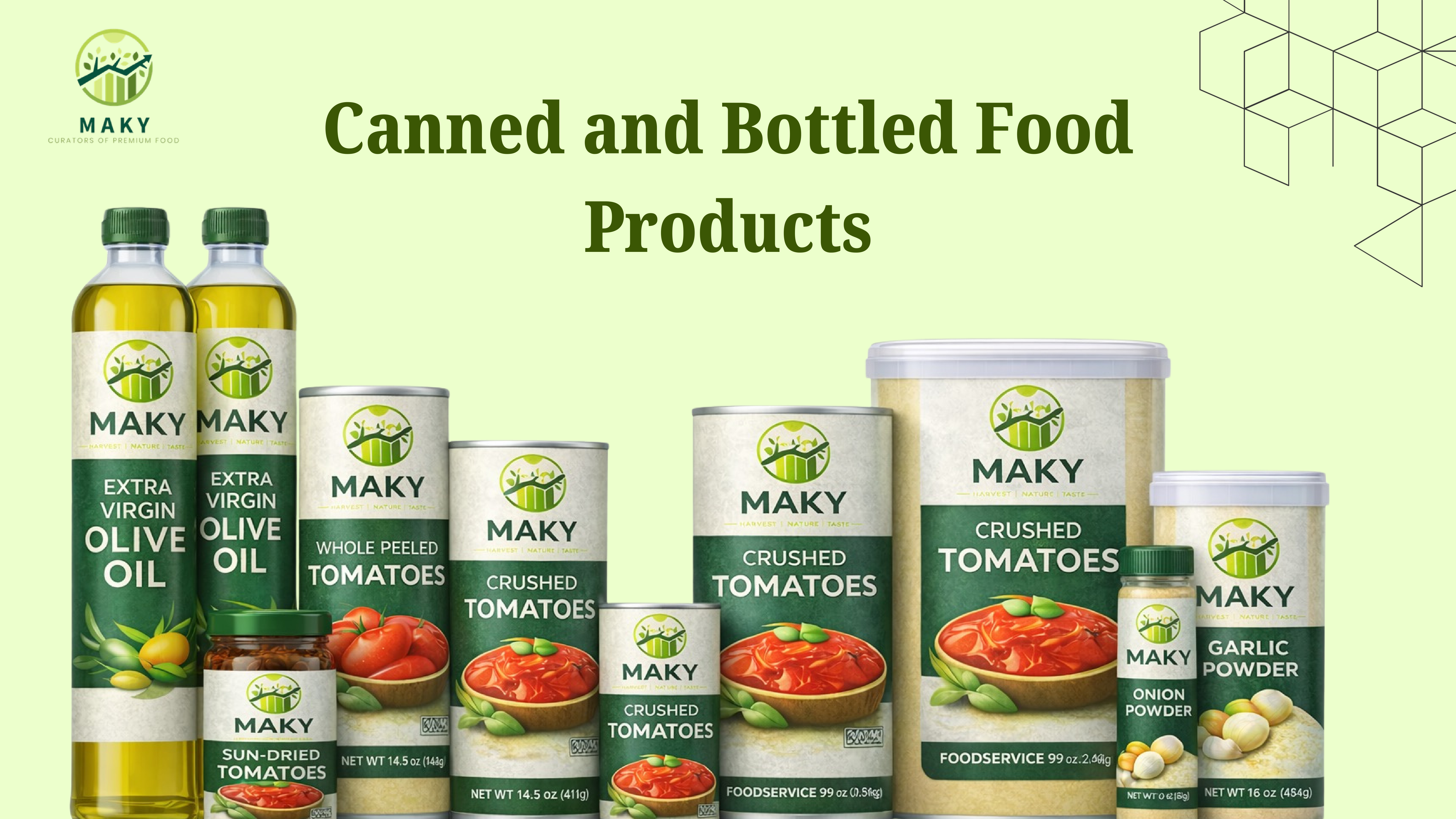 MAKY pantry products